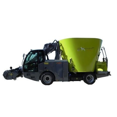 Vertikaler Futtermischwagen - Dobermann SV EVO - STORTI - mit Eigenantrieb / mit Frontentladung / Einschnecke