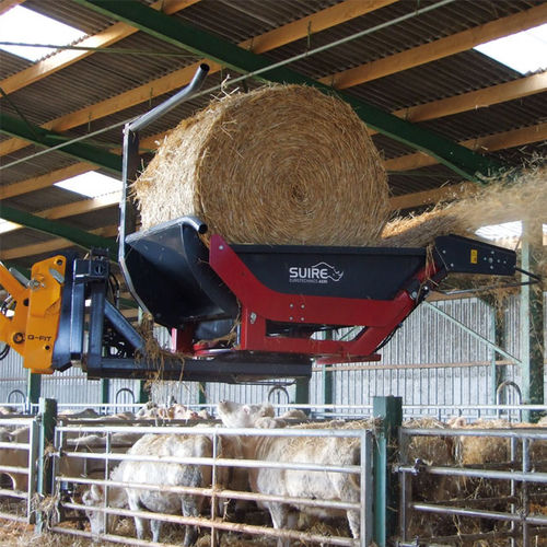 Angebauter Ballenabwickler - DF-ET / DM-ET / DM-ETD - SUIRE EUROTECHNICS AGRI - Zuführung / Einstreu / rund