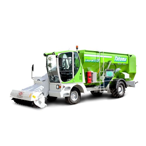 Horizontaler Mischer -  MTS-13 ,MTS-16 - TATOMA - mit Eigenantrieb / Einschnecke / mit Ladebecher