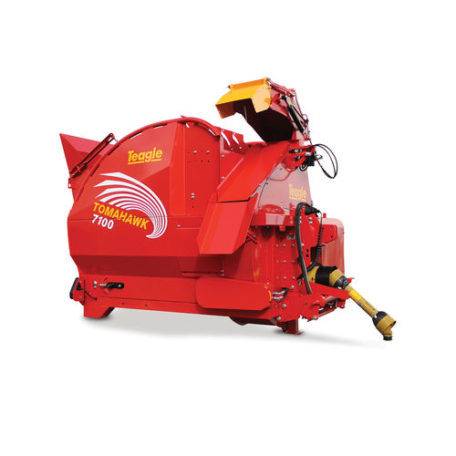 Gezogene Einstreumaschine - Tomahawk 7100 - TEAGLE MACHINERY Ltd. - angebaut / für Rundballen / für eckige Ballen