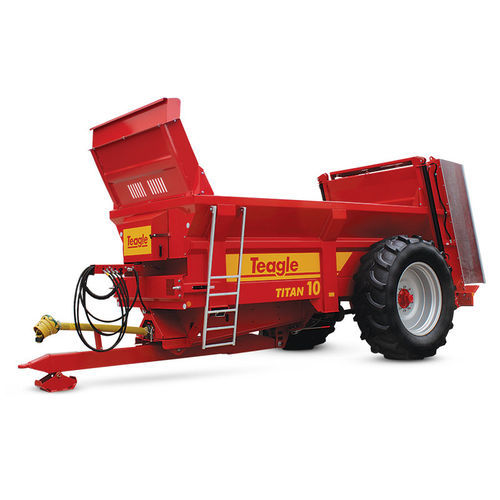 Gezogener Stalldungstreuer - TITAN series - TEAGLE MACHINERY Ltd. - mit senkrechtem Streuer / einachsig