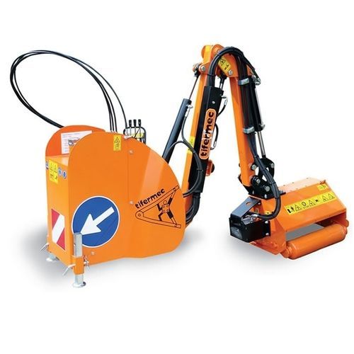 Angebauter hydraulischer Freischneider - DEC300F - Tifermec Srl - mit Fernsteuerung / Schlegel / zusammenklappbar
