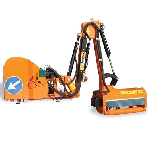 Angebauter hydraulischer Freischneider - DEC380G - Tifermec Srl - mit Fernsteuerung / Schlegel / zusammenklappbar