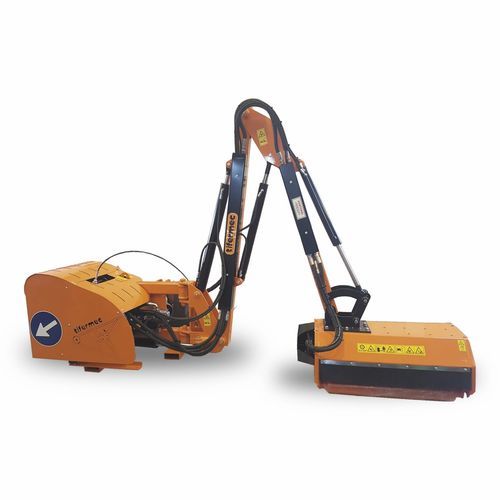 Angebauter hydraulischer Freischneider - DEC450L - Tifermec Srl - mit Fernsteuerung / Schlegel / zusammenklappbar