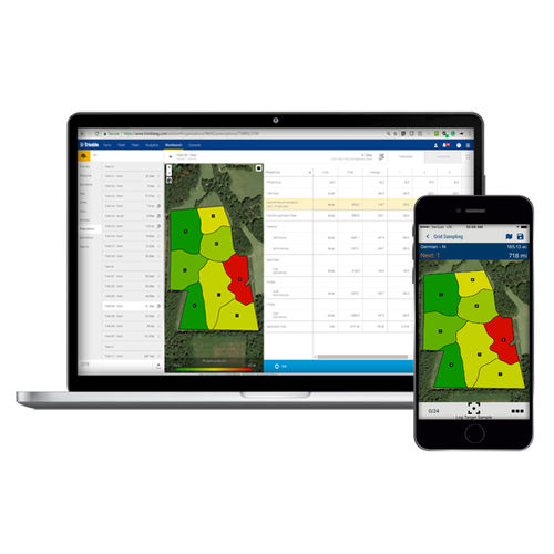 Management-Software - Advisor Prime - Trimble Agriculture - Mapping / für Präzisionslandwirtschaft / Android