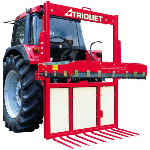 Futter-Silageschneidschaufel - TU series - Trioliet B.V. - angebaut