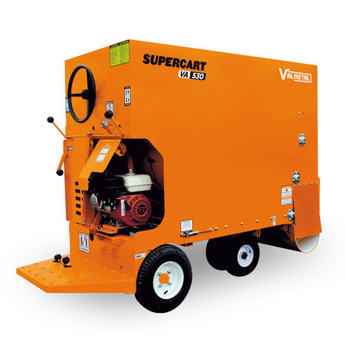 Elektrische Einstreumaschine - Supercart VA / Supercart CC - Valmetal - mit Eigenantrieb / Zuführung / selbstentladend