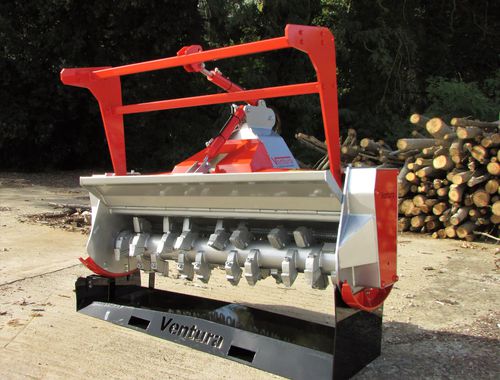 Angebautes horizontales Mulchgerät - TFVJMFD VAAL series - VENTURA Maquinas Forestales S.L. - Hammer / für Forstwirtschaft / mit 32 Hämmern
