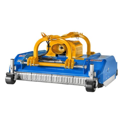 Angebautes horizontales Mulchgerät - TDR series - ZANON Srl - Hammer / Messer / für Weinbau