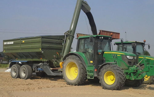 Überladewagen - PBN-16 - Zavod Kobzarenka Ltd. - 2-Achsen / Getreide / mit Druckluftbremse