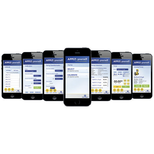 Mobile App / Management - Apply Yourself App® - Agri-Inject - Bewässerung / für Gewächshaus / Android