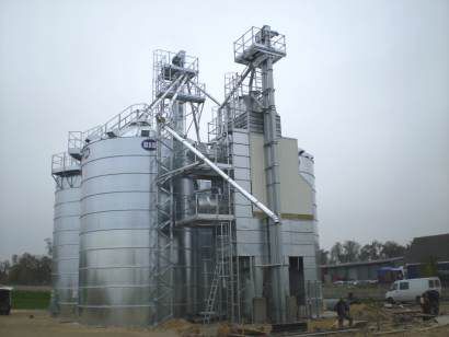 Silo für Getreide - BIN200 - "BIN" Sp. z o.o. - Stahl / rund / mit flachem Boden
