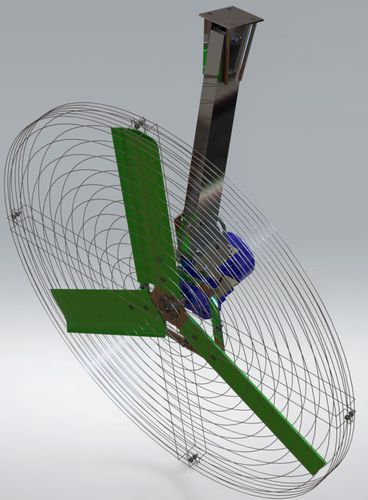 Ventilator für Landwirtschaftsgebäude - AGRICOW - für Aufzuchtgebäude / für Gewächshaus / für Volieren