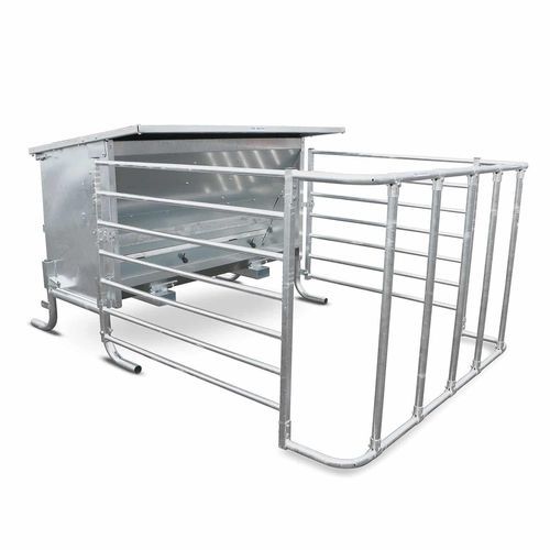 Futtertrog für Kälber - CK Industries - Metall / Multi-Access / Dach