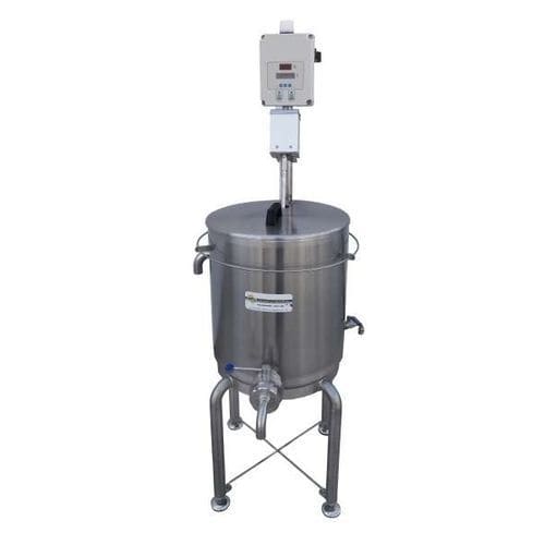 Milch-Pasteurisierer - DUE CI INOX - mit Heizung / Rührwerk / mit Kühlung