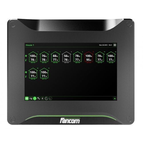 Klimacontroller für Hühnerstall - Lumina - Fancom B.V. - zur Belüftung / Wasser / mit Touchscreen