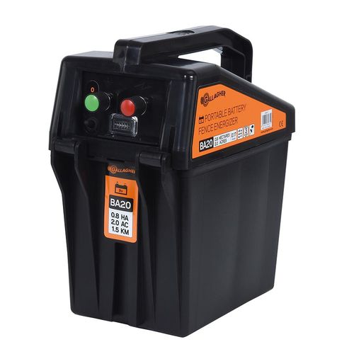 Batteriebetriebener Elektrifizierer - BA20  - Gallagher Europe - tragbar / wiederaufladbar