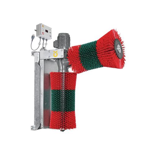 Bürste für Zuchtzwecke - 1368-8410K - Skiold - rotierend / für Kühe / vertikal