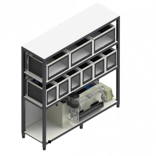 Vertikaler Fischinkubator - Kunststoff-SPRANGER GmbH - für Fisch / für Aquakultur / mit Filtersystem