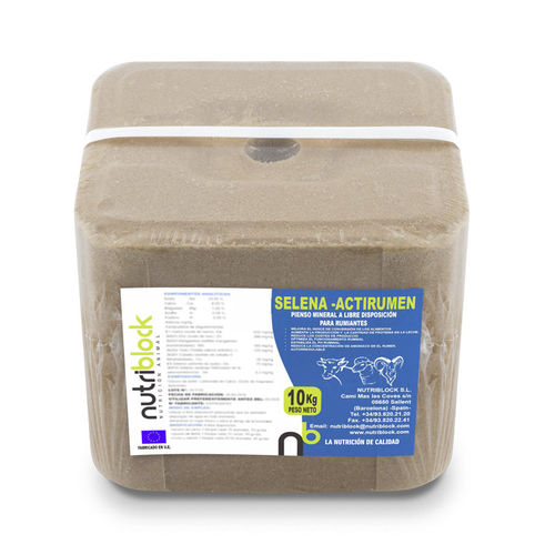 Leckstein für Rinder - SELENA ACTIRUMEN - NUTRIBLOCK - für Ziegen / für Schafe / Spurenelemente