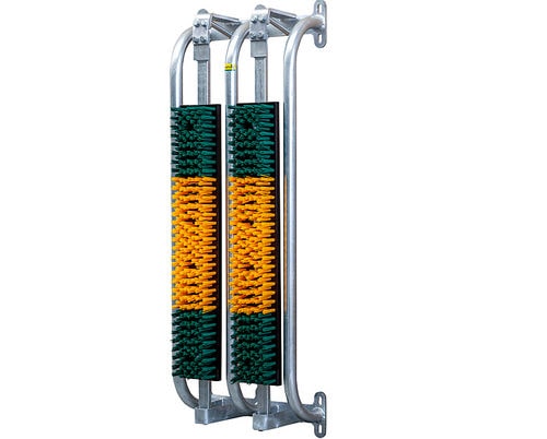 Federdruck-Bürste - 334050 - PATURA KG - für Zuchtzwecke / stationär / für Kühe