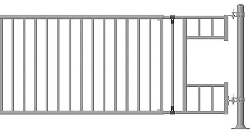 Schranke für Zuchtzwecke - 322064 - PATURA KG - für Stallhaltung / für Kälber / Metall