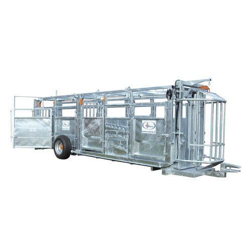 Behandlungskäfig für Rinder - CCC 3000 G - SATENE SAS - mobil / mit Wiegesystem / robust