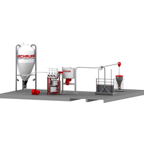 Fütterungsstation für Schweine - Spotmix - Schauer Agrotronic GmbH - mit Steuergerät / Trockenfutter / Flüssignahrung