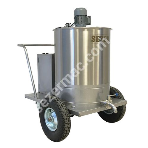 Gezogener Milchwagen - SMHM-3 - SEZER TARIM ve Sagim Teknolojileri San. ve Tic. Ltd. Sirketi - mit Pumpe