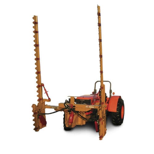 Schneidemaschine für Obstgärten - Gillison's Variety Fabrication, Inc. - traktormontiert / mit Mähbalken / vertikal