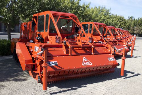 Horizontales Mulchgerät / mit Eigenantrieb - WS910 - Flory Industries - Trommel / für Obstgärten / hydraulisch