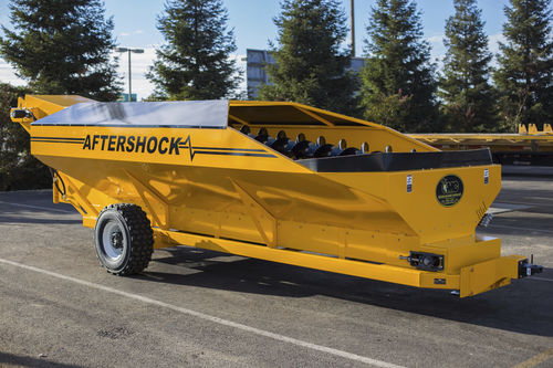 Einachsiger Anhänger - CC350,CC525 - Wesco Trailers by Orchard Machinery Corp. - Landwirtschaft / Schalenfrucht / Ernte