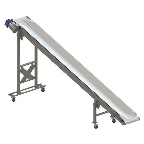 Zulaufförderer - U-Trough - A & B Packing Equipment, Inc. - für Obst / Band / mobil