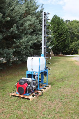 Karrenspritze für Weinbau - SGS - Electrostatic Spraying Systems