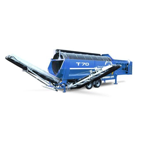 Feinrechenreiniger - T70  - Peterson Pacific Corp. - Trommel / Band