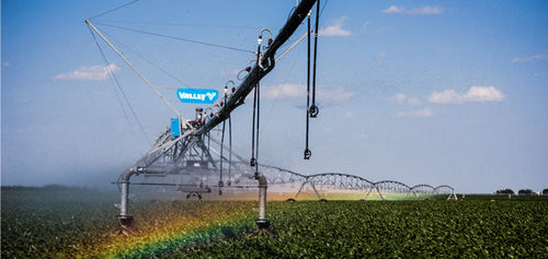 Zentraler Drehgelenk-Bewässerer - Valley Irrigation - mit Winkelsystem