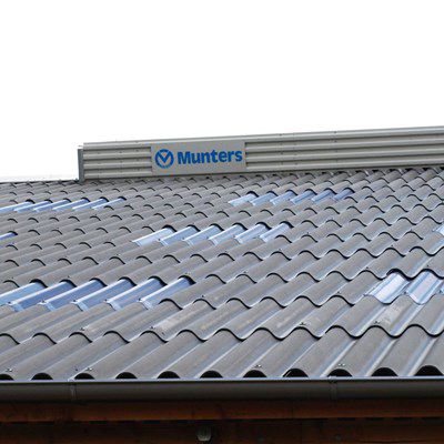 Belüftungssystem für Landwirtschaftsgebäude - Munters - über den First