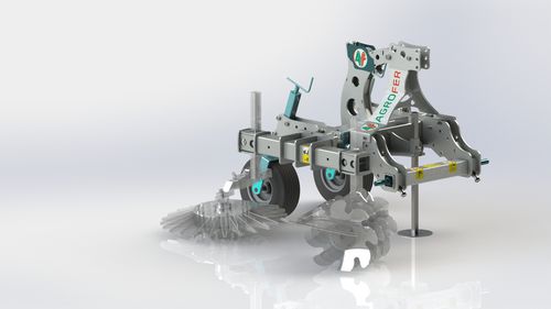 Mechanischer Unkrautentferner - SWITCH BIO SYSTEM - Agrofer SRL - angebaut / Bürsten / zwischen den Weinstöcken