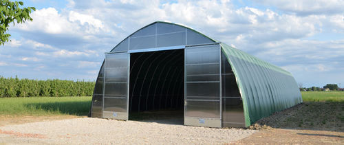 Lagertunnel für Heu - Europrogress - modular / mit Stahlstruktur / verzinkt