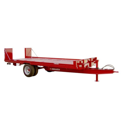 Plattformanhänger - RB 100 series - Ferruzza - einachsig / Landwirtschaft / für Ballen