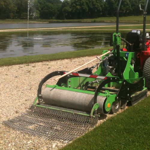 Mechanischer Unkrautentferner - StabNet 120T - Rotadairon - traktormontiert / für Grünanlagen / ohne chemische Zusatzstoffe