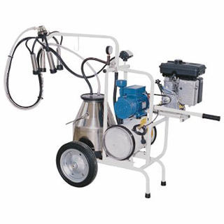 Melkmaschine für Kühe - T1 MS - Tecnosac srl - Benzin / mobil