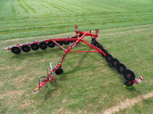 Sternschwader -  V– Pro series - Tonutti / Wolagri - mit zentraler Ablage / Mehrfach-Rotor