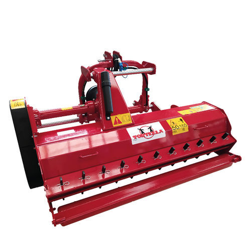 Angebautes horizontales Mulchgerät - TR8V series - Tortella srl - Hammer / Messer / für Weinbau