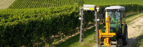 Schneidemaschine für Weinbau - LSA 320 series - Binger Seilzug - traktormontiert / horizontal / 1 Reihe