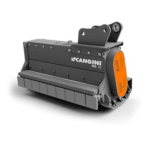 Angebautes horizontales Mulchgerät - TX series - Cangini - Hammer / für Forstwirtschaft / hydraulisch