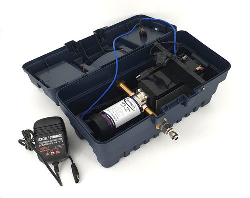 Wasserpumpe - Cimac Elevage - im Absaugemodus / elektrisch