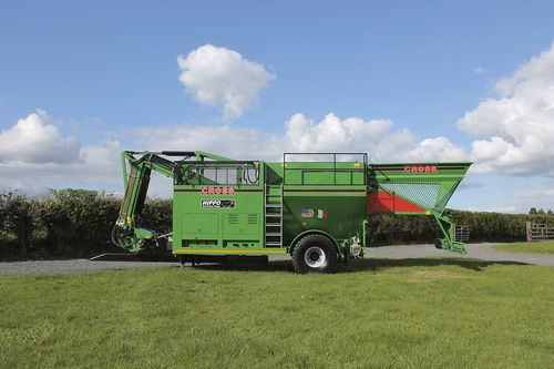 Rüben-Erntereiniger - hippo2 - Cross Agricultural Engineering - Trommel
