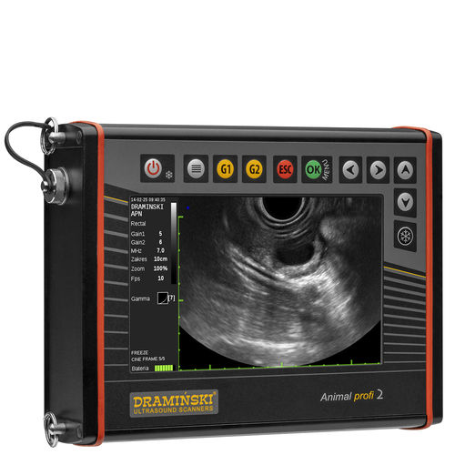 Tragbares Veterinär-Ultraschallgerät - Profi 2 - DRAMINSKI S.A. - für Rinder / für Schafe