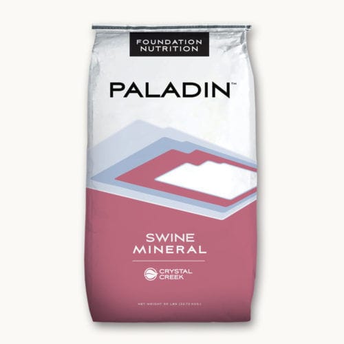 Nahrungsergänzungsmittel für Tiere - Paladin™ G/F Swine Mineral - Crystal Creek, Inc. - für Schweine / Mineral / mit Hefekulturen